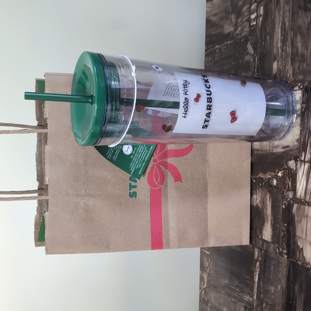 Viral 🎥 Limited Edition Starbucks x Hello Kitty Cold Cup Tumbler, 2025 - Picture 3 of 5